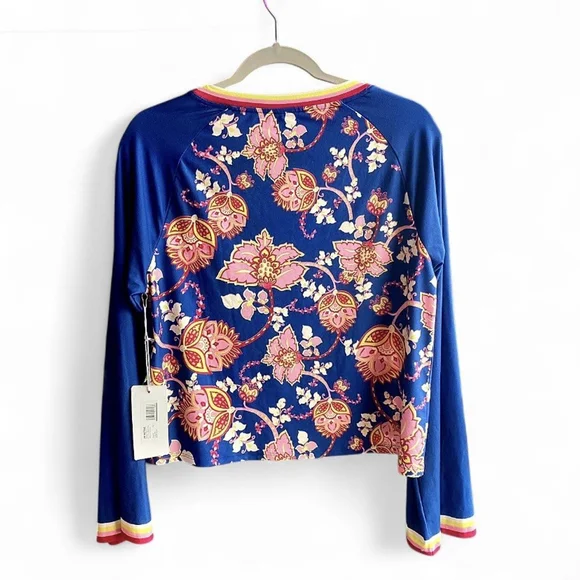 Johnny Was Bee Active Kimono Sleeve Swing Tee Top Montreux Women’s S NWT - Picture 3 of 5